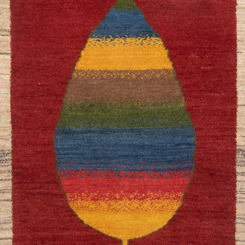 Tapis de couloir Tapis Gabbeh - Persan - 190 x 77 cm - multicolore