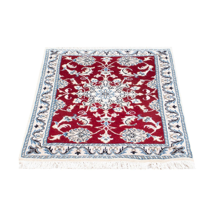 Tapis persan - Nain - 90 x 60 cm - rouge