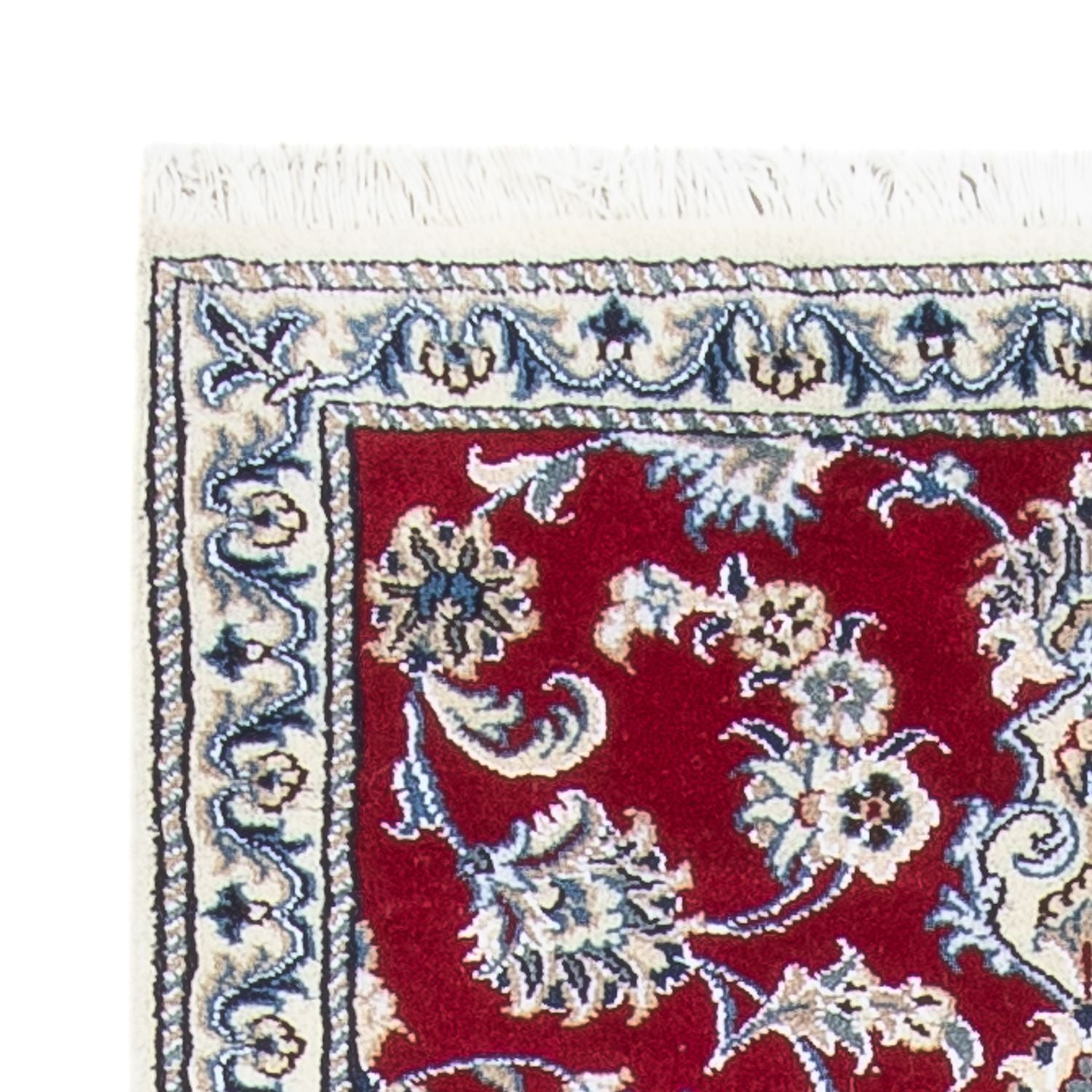 Tapis de couloir Tapis persan - Nain - 294 x 79 cm - rouge