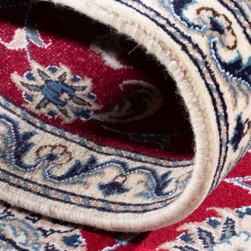 Tapis de couloir Tapis persan - Nain - 294 x 79 cm - rouge