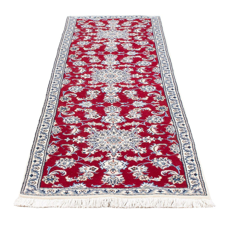 Tapis de couloir Tapis persan - Nain - 294 x 79 cm - rouge