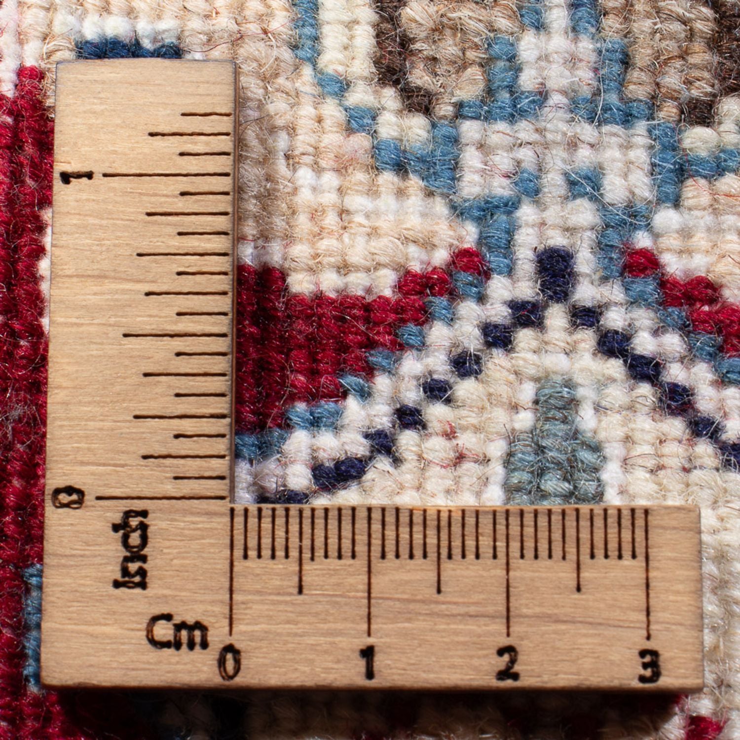 Tapis de couloir Tapis persan - Nain - 294 x 79 cm - rouge