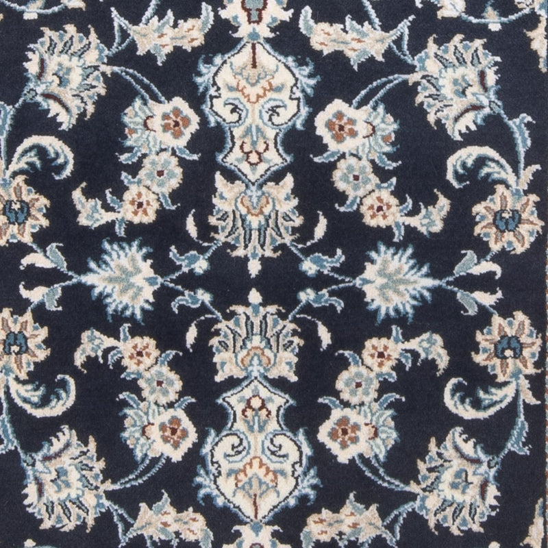 Tapis de couloir Tapis persan - Nain - 210 x 79 cm - bleu foncé