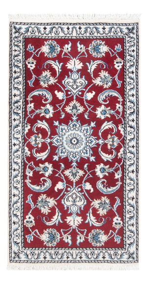 Tapis persan - Nain - 137 x 72 cm - rouge