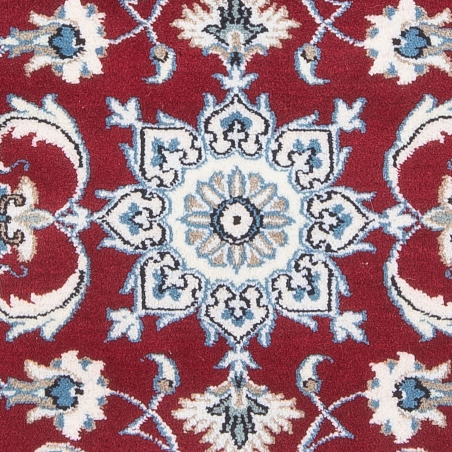 Tapis persan - Nain - 137 x 72 cm - rouge