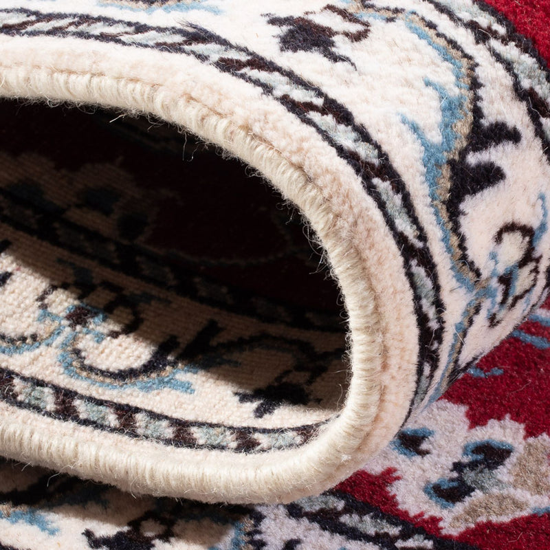 Tapis persan - Nain - 137 x 72 cm - rouge