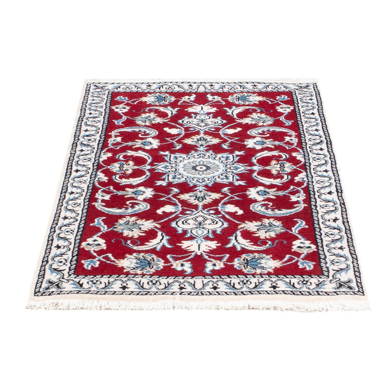 Tapis persan - Nain - 137 x 72 cm - rouge