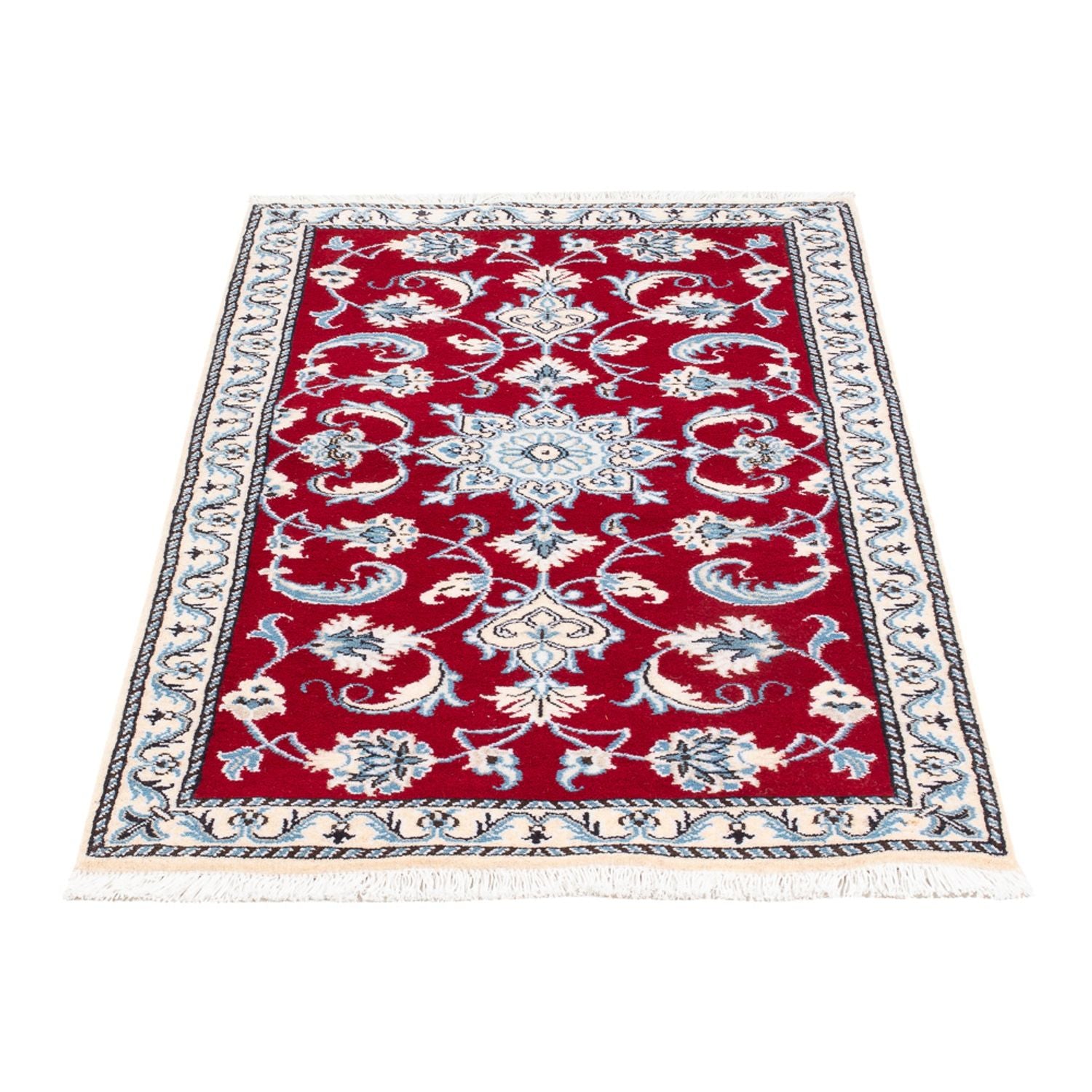 Tapis persan - Nain - 140 x 70 cm - rouge