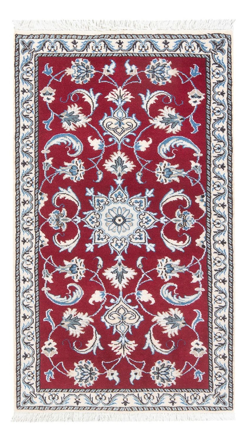 Tapis persan - Nain - 136 x 69 cm - rouge