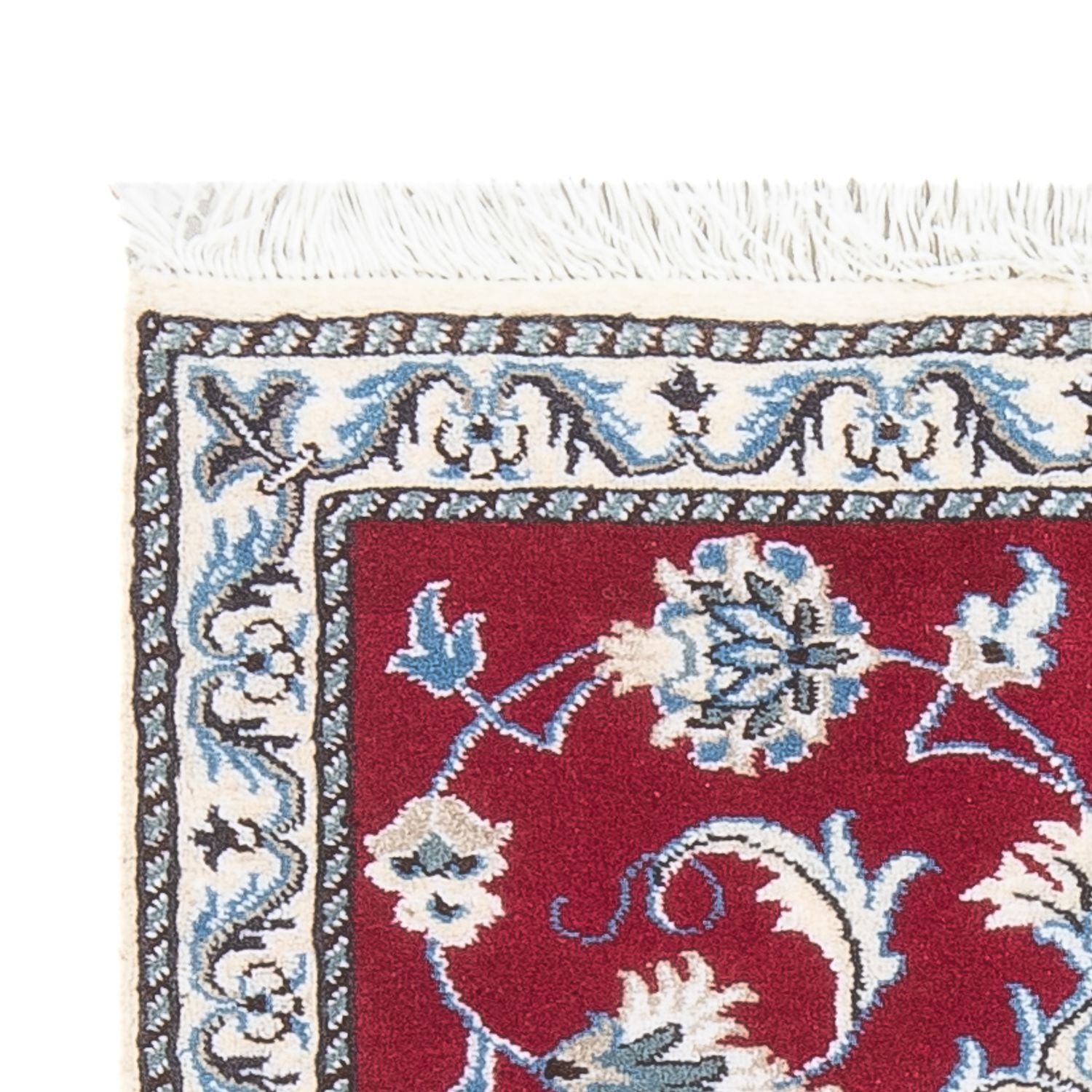 Tapis persan - Nain - 136 x 69 cm - rouge