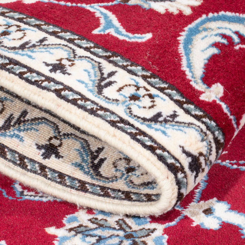 Tapis persan - Nain - 136 x 69 cm - rouge