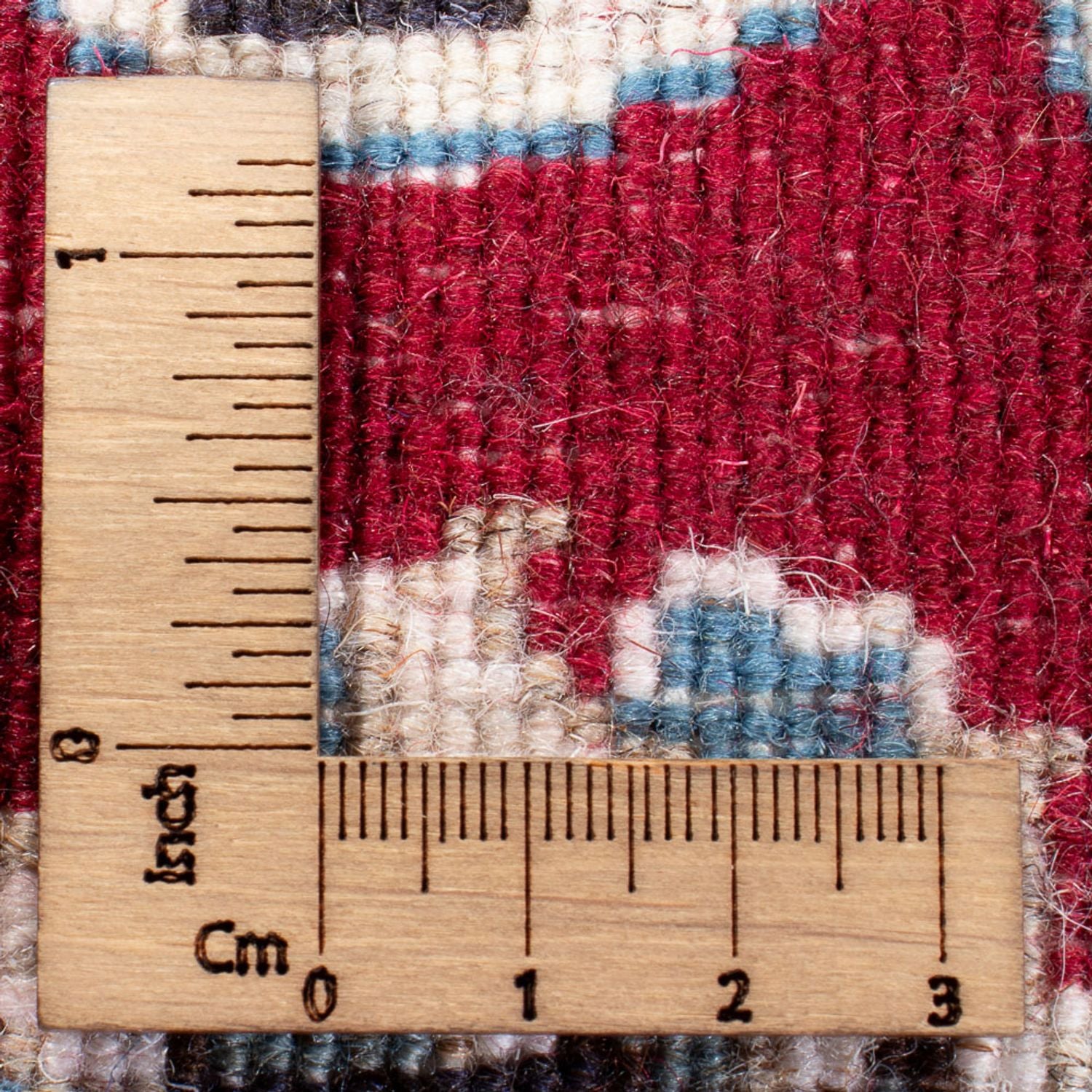 Tapis persan - Nain - 136 x 69 cm - rouge