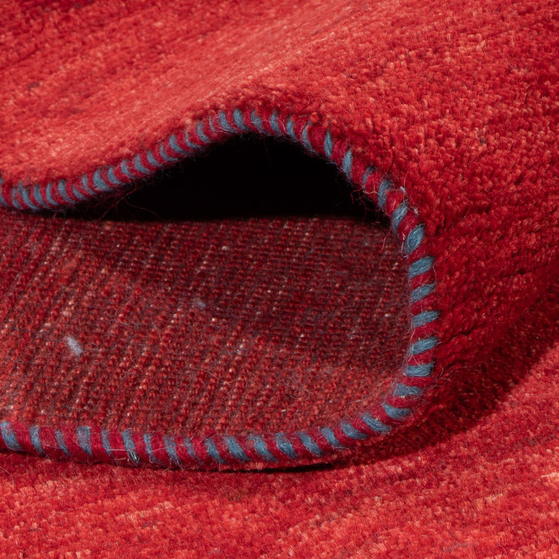Tapis Gabbeh - Persan carré  - 216 x 207 cm - rouge