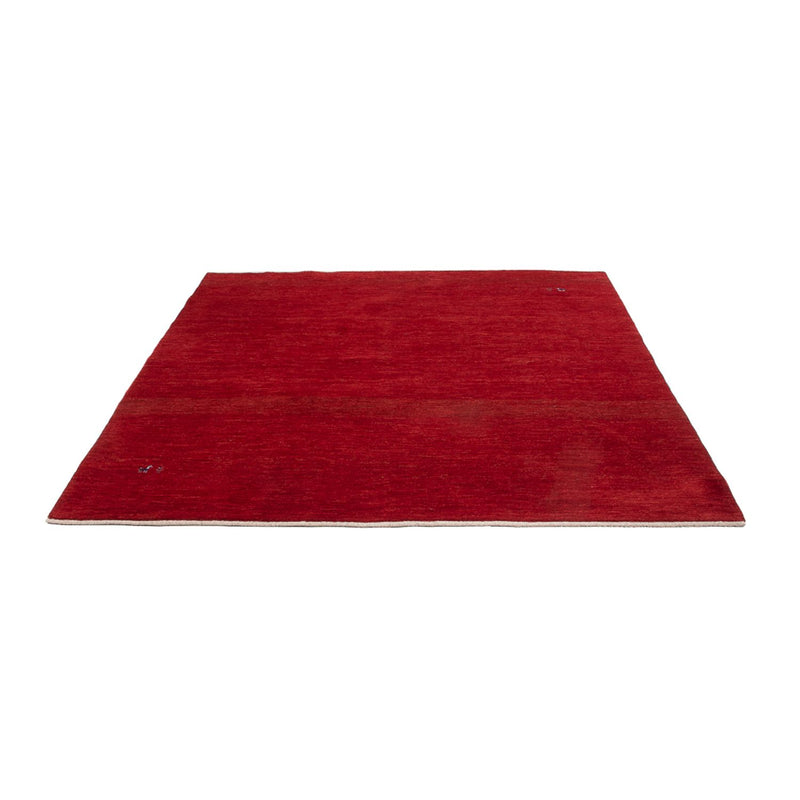 Tapis Gabbeh - Persan carré  - 216 x 207 cm - rouge
