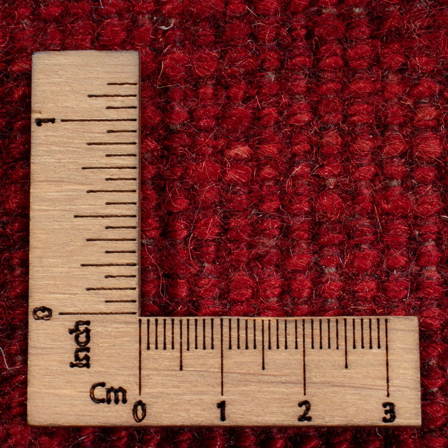 Tapis Gabbeh - Persan carré  - 216 x 207 cm - rouge