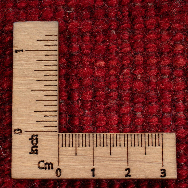 Tapis Gabbeh - Persan carré  - 216 x 207 cm - rouge