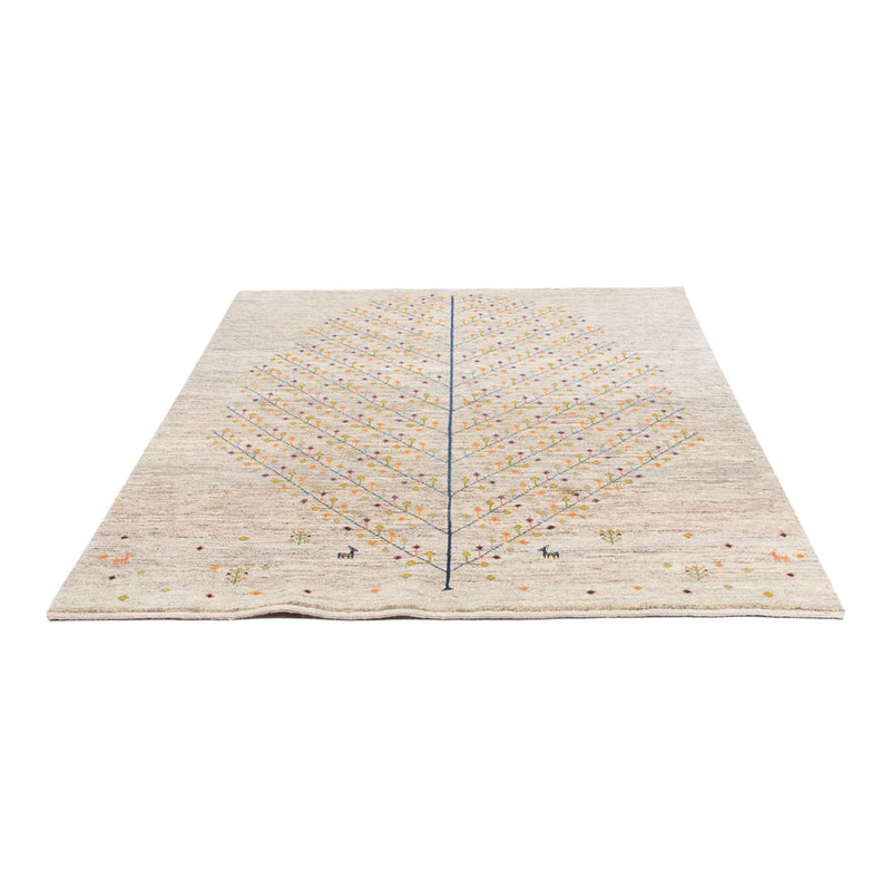 Tapis Gabbeh - Persan - 200 x 151 cm - beige foncé