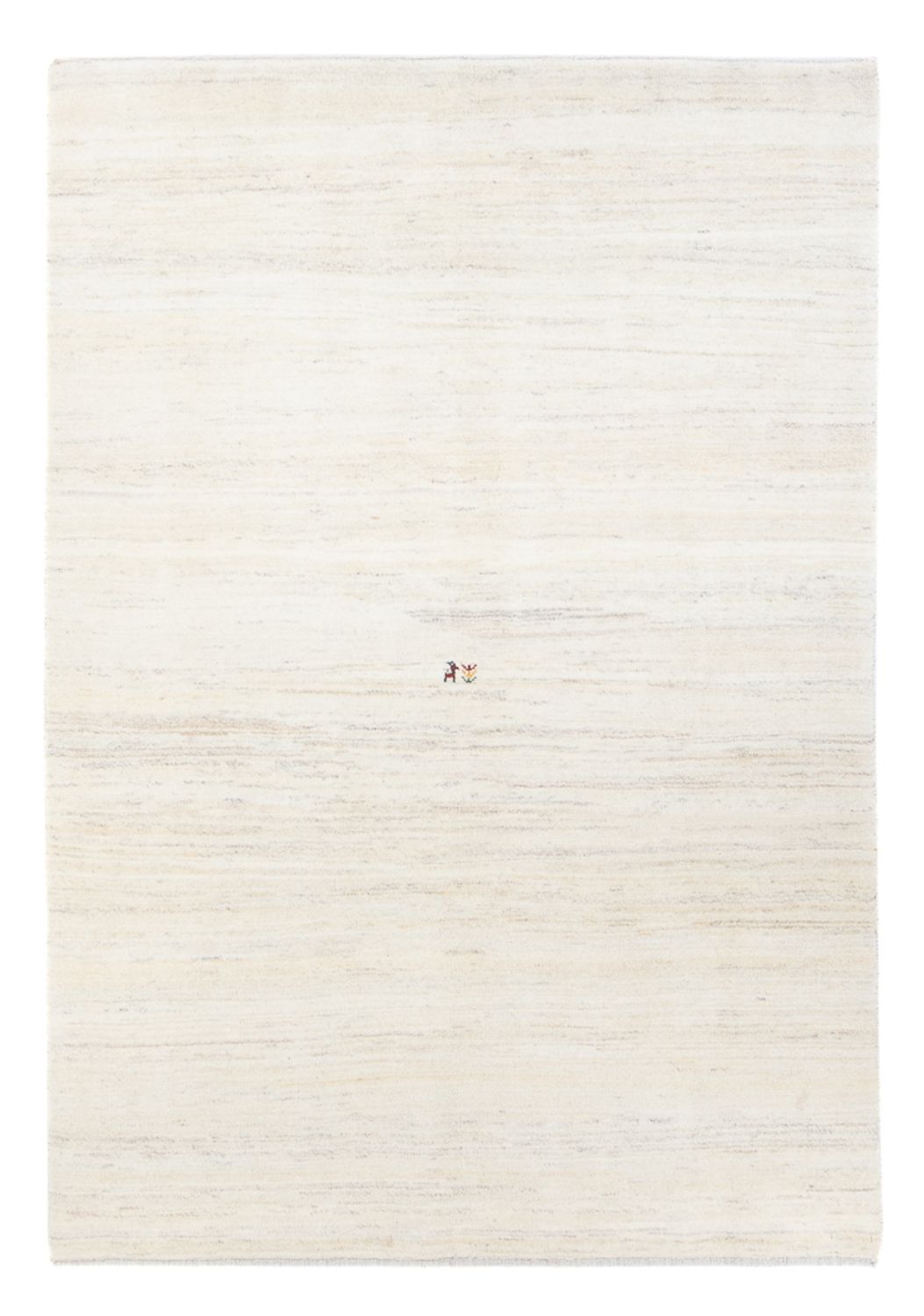 Tapis Gabbeh - Persan - 200 x 142 cm - blanc