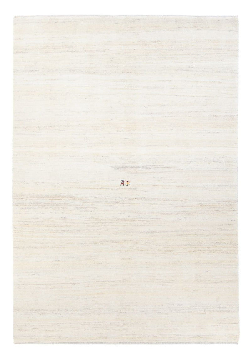 Tapis Gabbeh - Persan - 200 x 142 cm - blanc