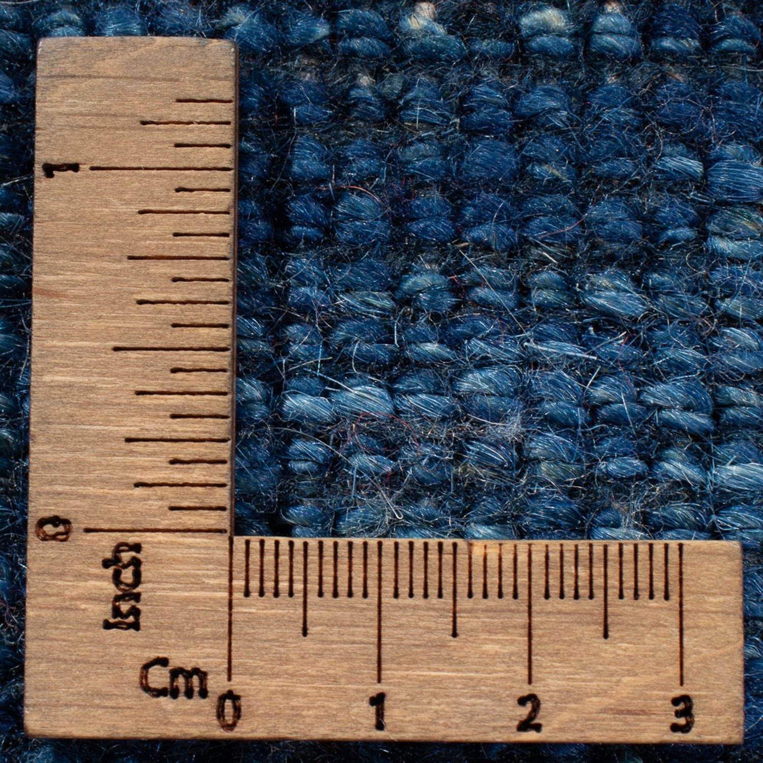Tapis Gabbeh - Persan - 140 x 72 cm - bleu de mer