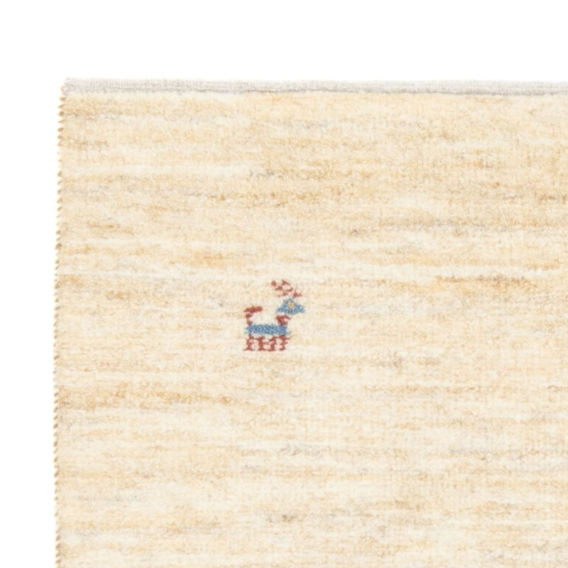 Tapis Gabbeh - Persan - 139 x 71 cm - beige clair