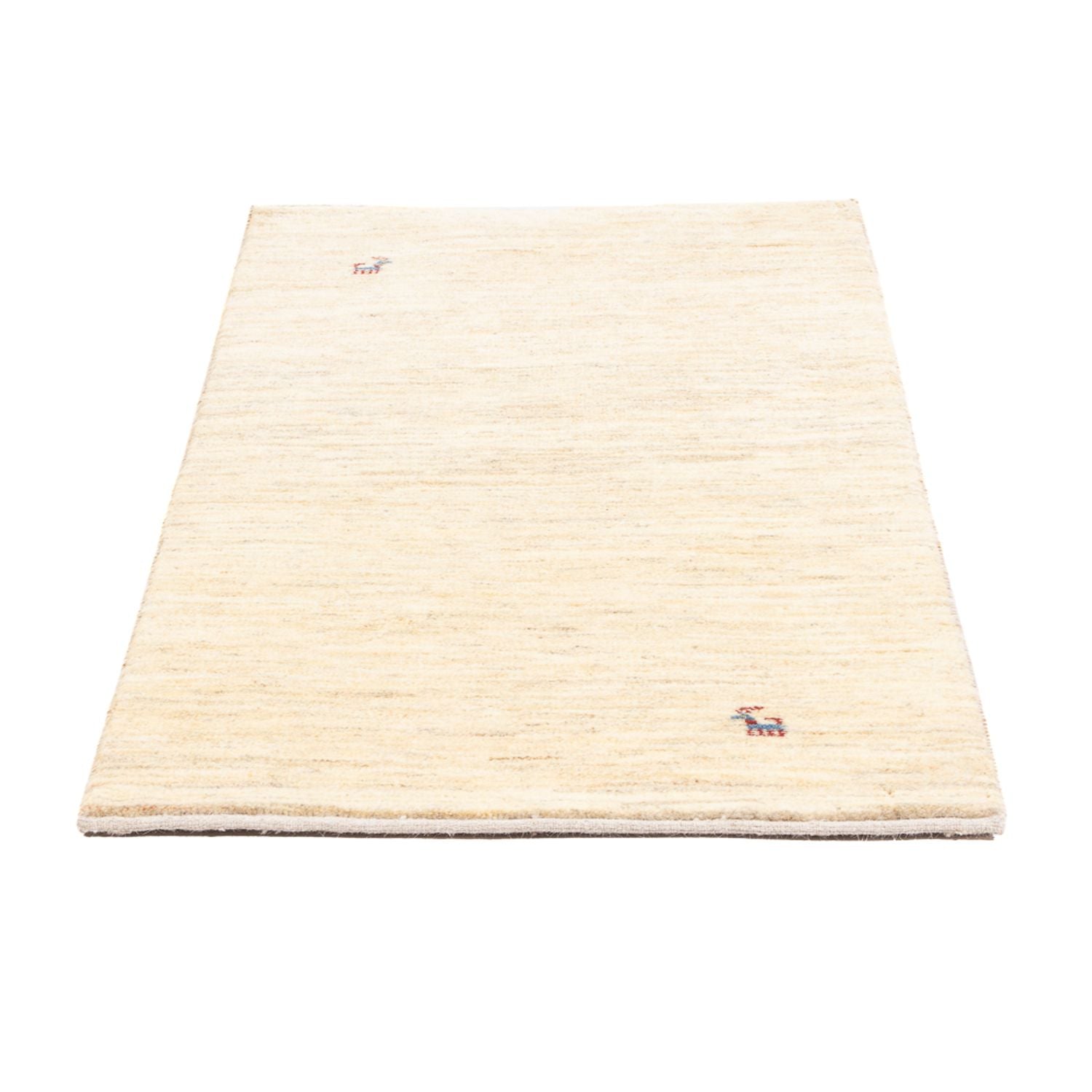 Tapis Gabbeh - Persan - 139 x 71 cm - beige clair