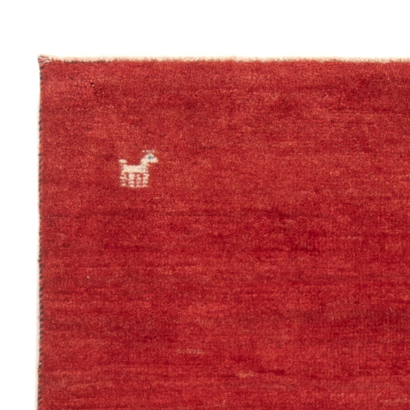 Tapis Gabbeh - Persan - 139 x 73 cm - rouge