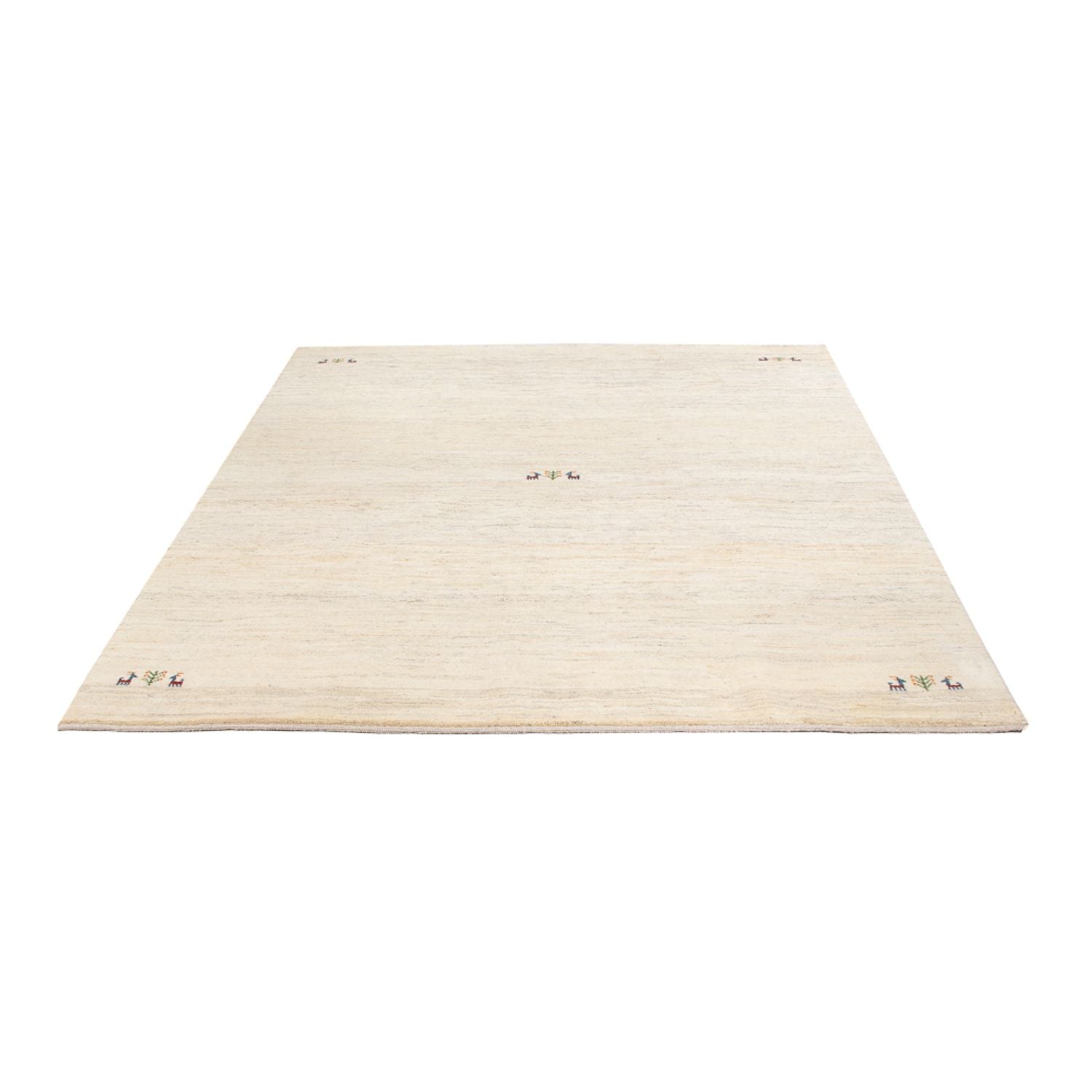 Tapis Gabbeh - Persan - 237 x 197 cm - blanc