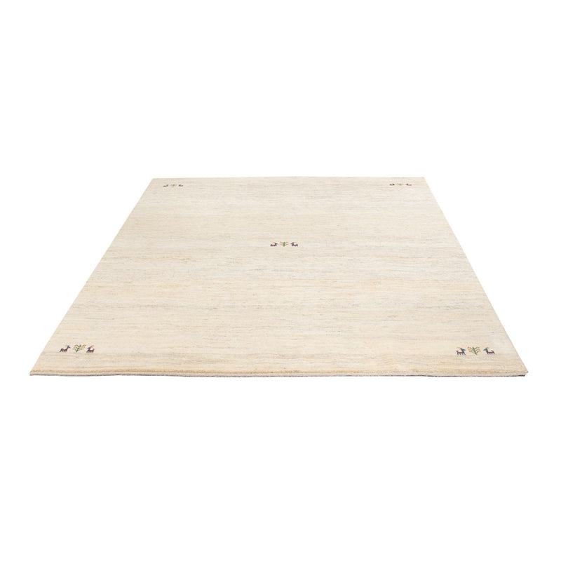 Tapis Gabbeh - Persan - 237 x 197 cm - blanc