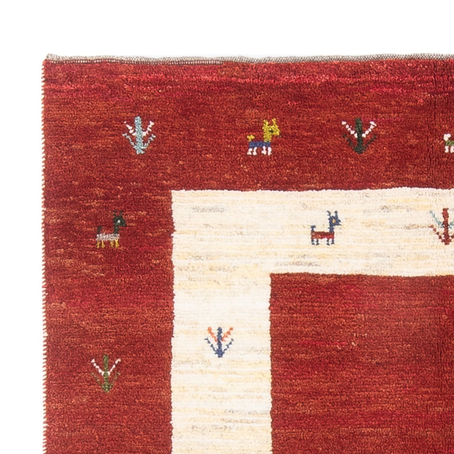 Tapis Gabbeh - Persan - 175 x 122 cm - multicolore