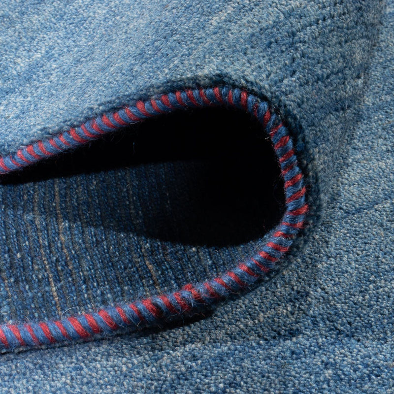 Tapis Gabbeh - Persan - 296 x 201 cm - bleu de mer