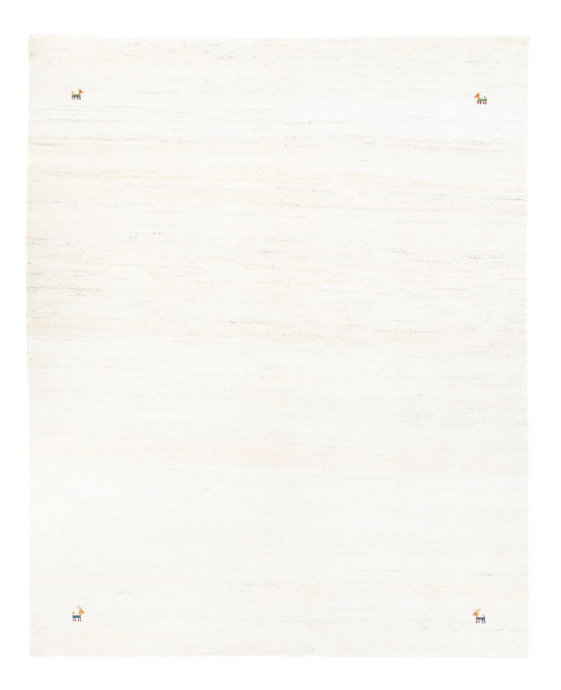 Tapis Gabbeh - Persan - 193 x 153 cm - blanc