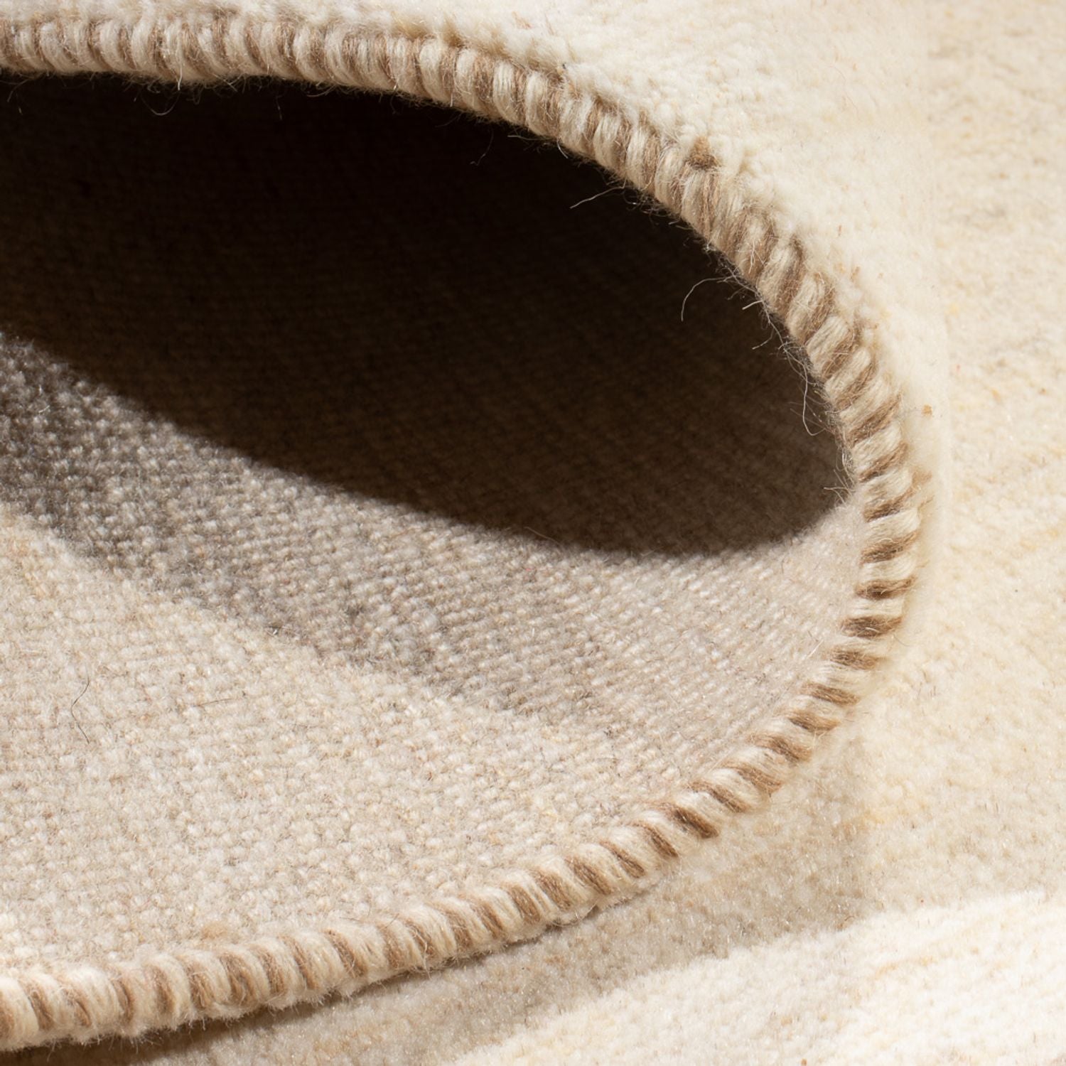 Tapis Gabbeh - Persan - 193 x 153 cm - blanc