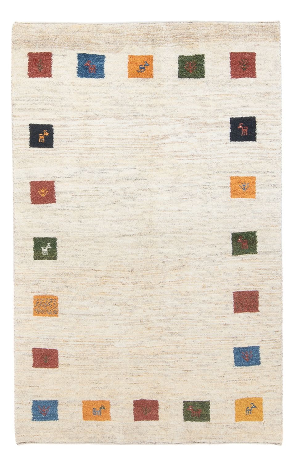 Tapis Gabbeh - Persan - 182 x 112 cm - multicolore