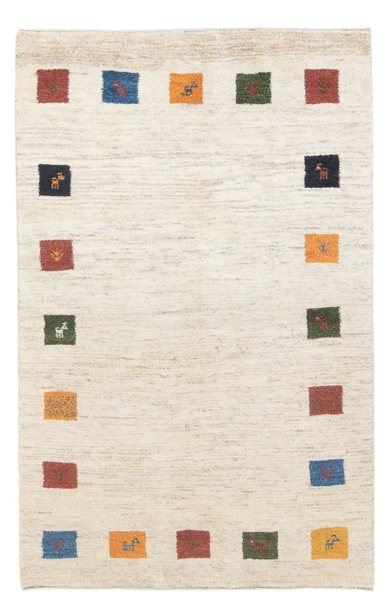 Tapis Gabbeh - Persan - 182 x 112 cm - multicolore