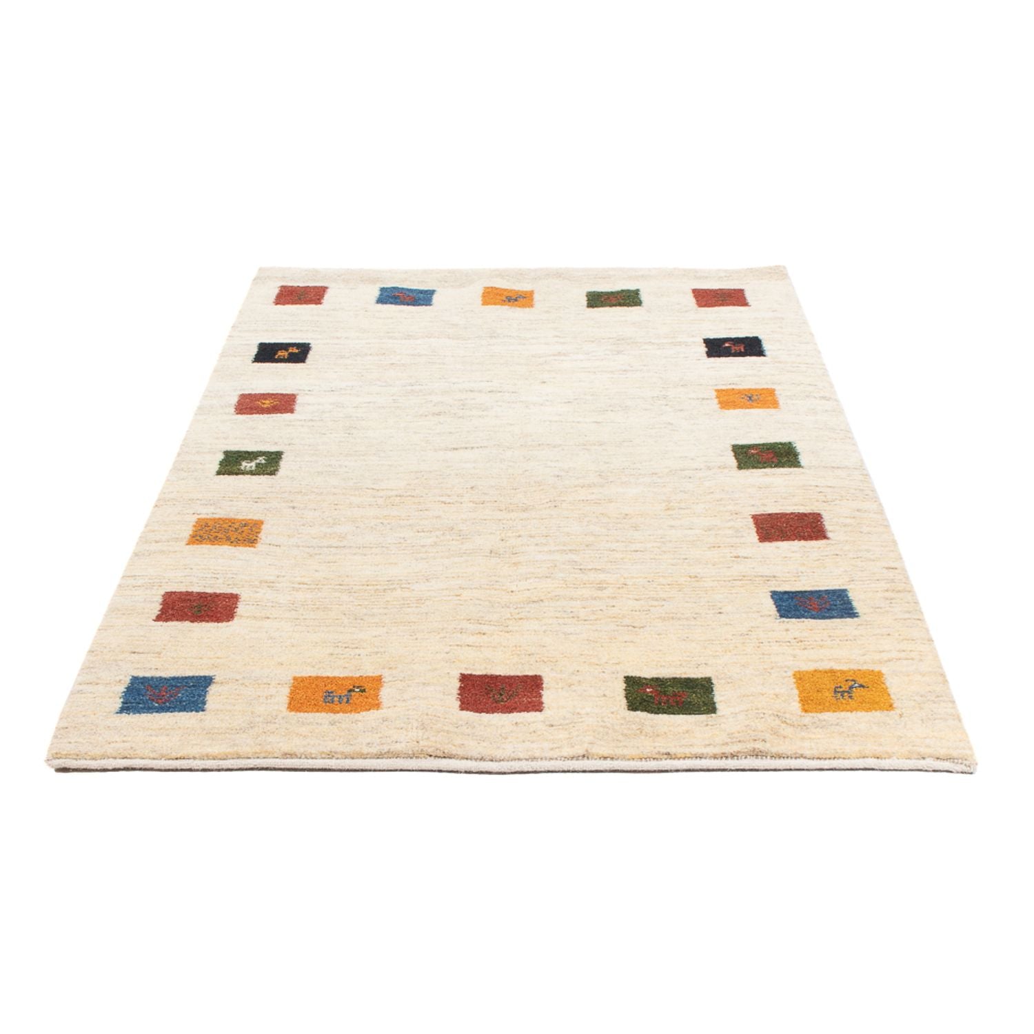 Tapis Gabbeh - Persan - 182 x 112 cm - multicolore