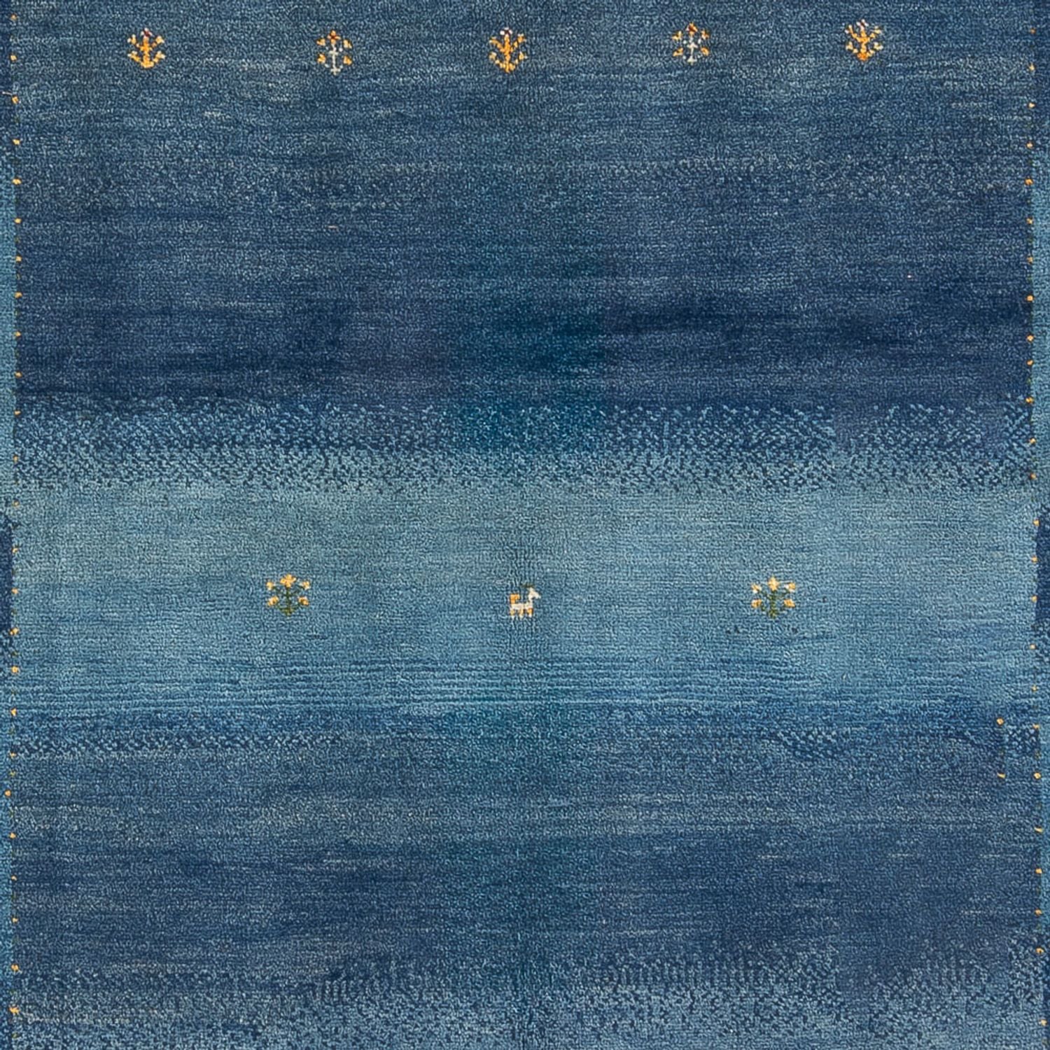 Tapis Gabbeh - Persan - 264 x 175 cm - bleu de mer