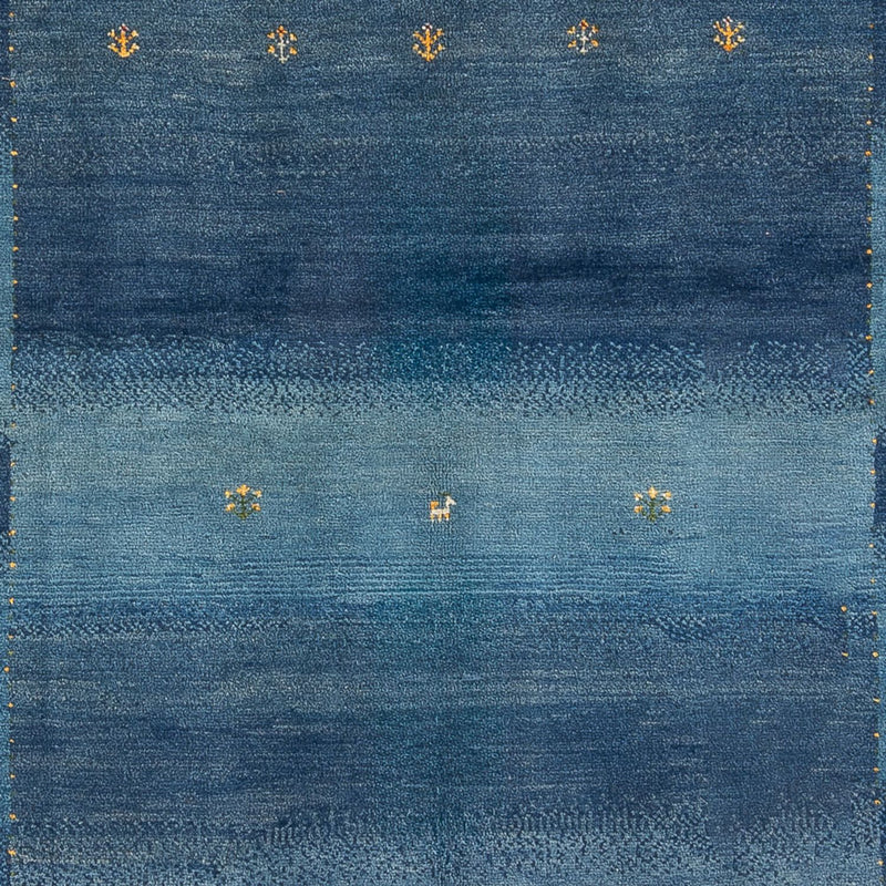 Tapis Gabbeh - Persan - 264 x 175 cm - bleu de mer