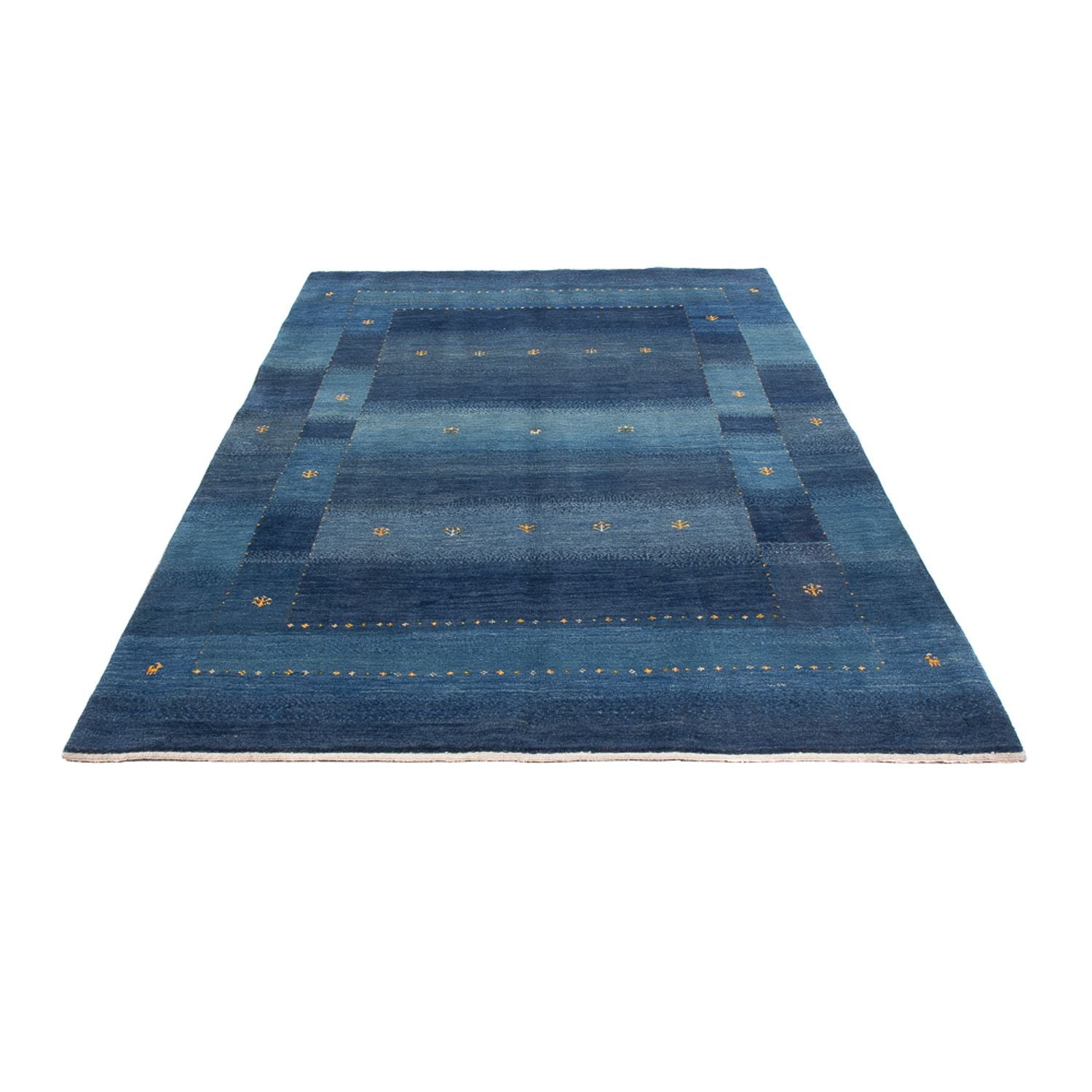 Tapis Gabbeh - Persan - 264 x 175 cm - bleu de mer