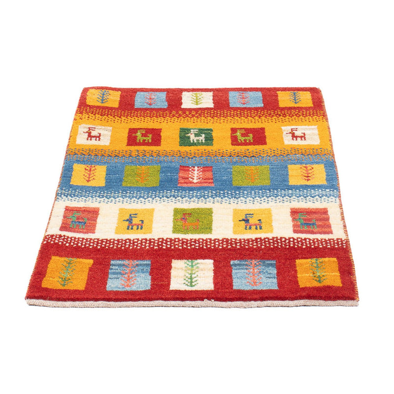 Tapis Gabbeh - Persan - 87 x 61 cm - multicolore