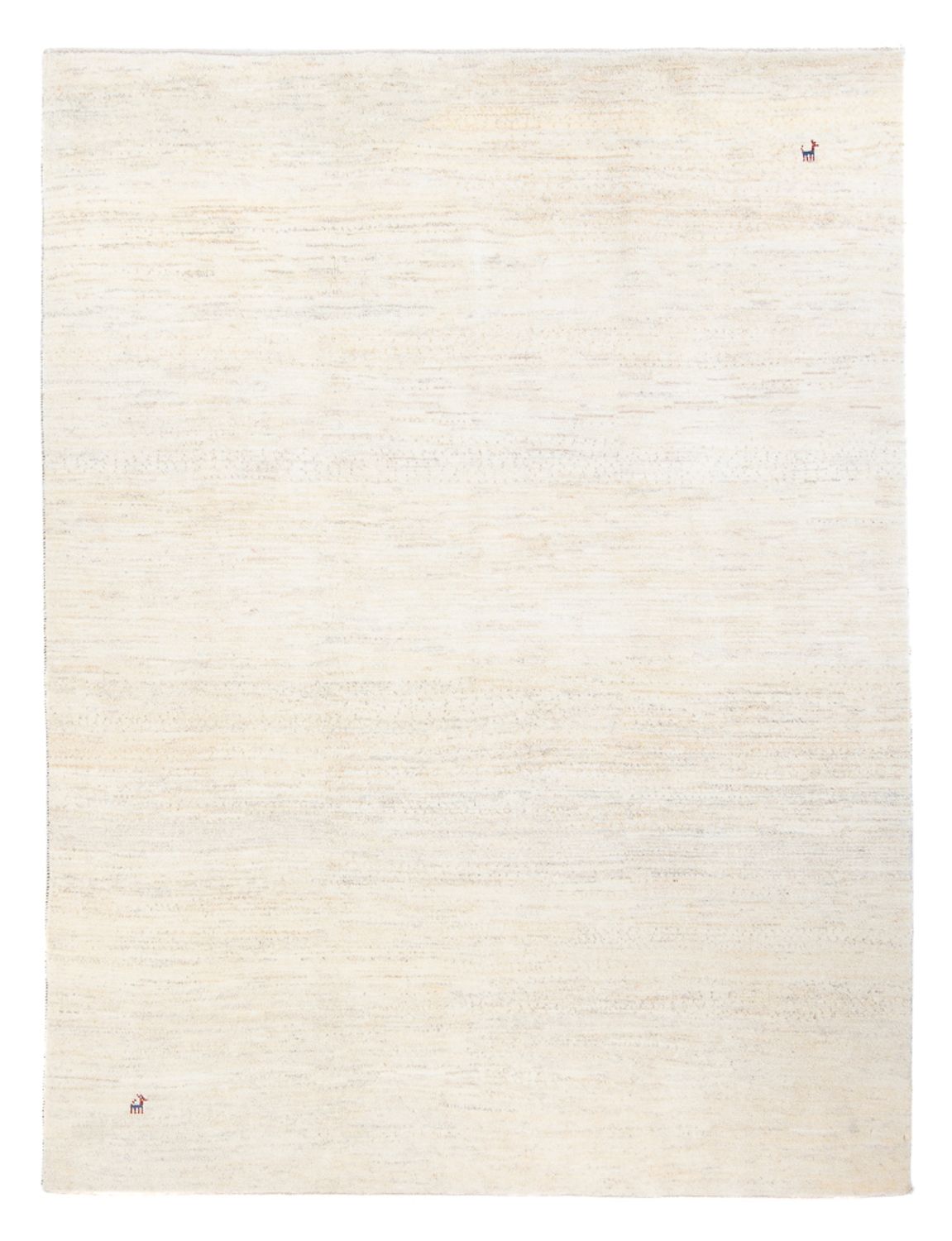 Tapis Gabbeh - Persan - 244 x 181 cm - blanc