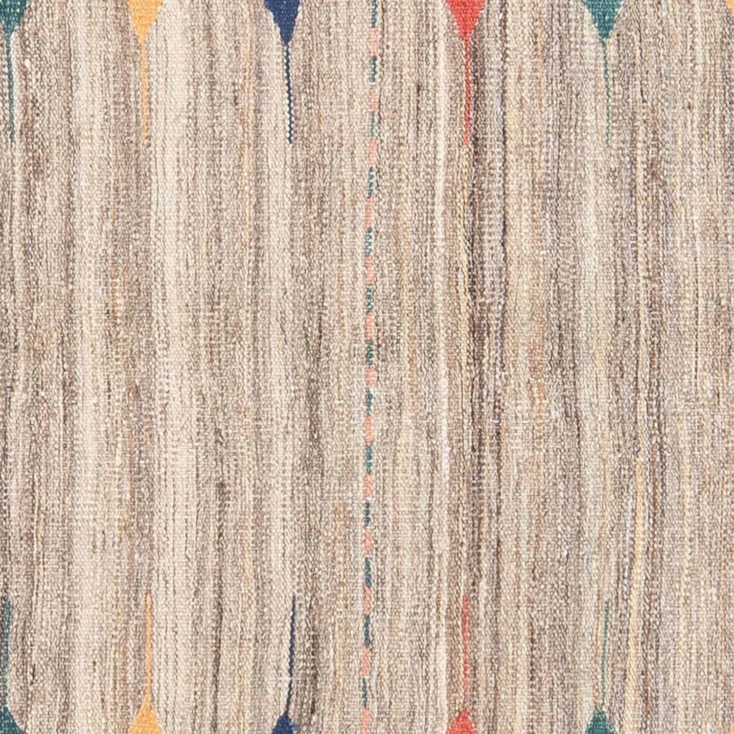 Tapis Kelim - Oriental carré  - 128 x 125 cm - vert menthe