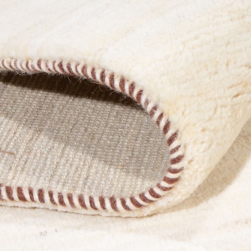 Tapis Gabbeh - Persan - 195 x 155 cm - blanc