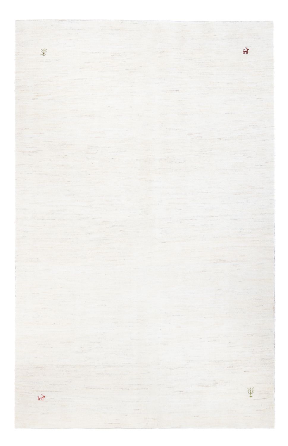 Tapis Gabbeh - Persan - 253 x 171 cm - blanc