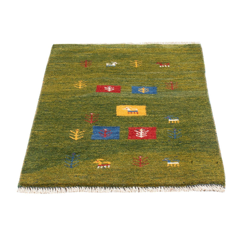Tapis Gabbeh - Persan - 85 x 55 cm - multicolore