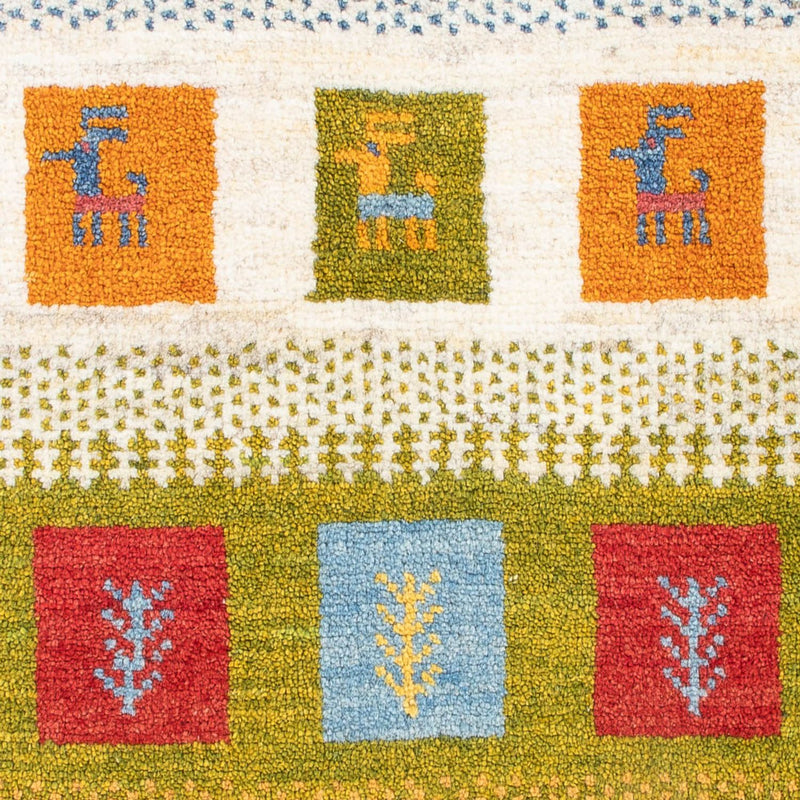 Tapis Gabbeh - Persan - 90 x 60 cm - multicolore