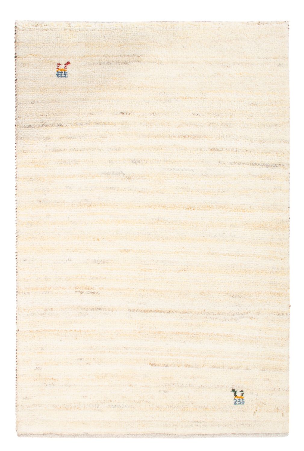 Tapis Gabbeh - Persan - 86 x 60 cm - beige