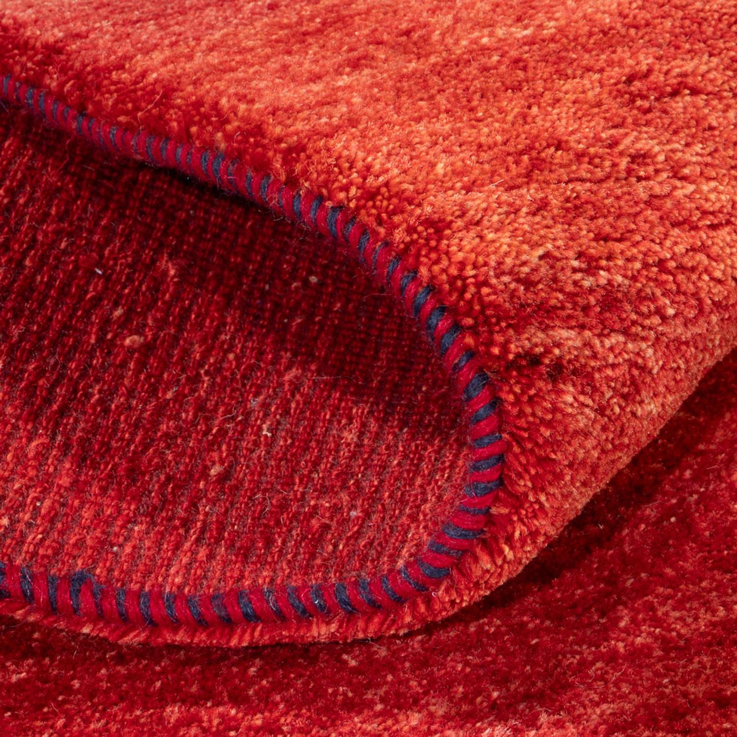 Tapis de couloir Tapis Gabbeh - Persan - 248 x 82 cm - rouge