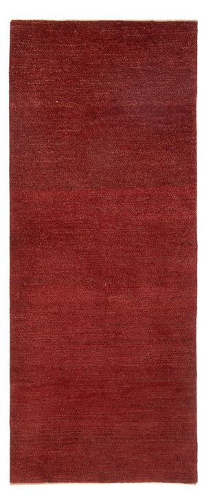 Tapis de couloir Tapis Gabbeh - Persan - 195 x 82 cm - rouge foncé