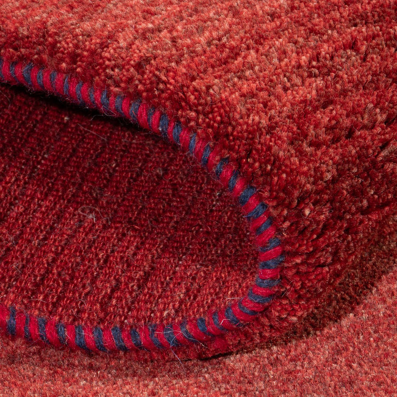 Tapis de couloir Tapis Gabbeh - Persan - 195 x 82 cm - rouge foncé